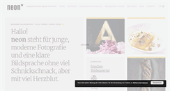 Desktop Screenshot of neon-fotografie.de